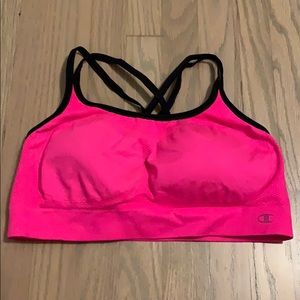 Hot Pink Champion Sports Bra in XL